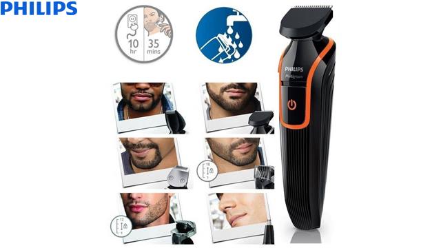 თმის საკრეჭი Philips Multigroom series 3000 7-in-1 Beard & Hair trimmer QG3340/16 image 3