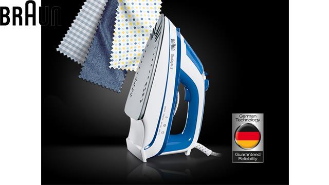 უთო BRAUN TS355 TexStyle 3 Steam Iron - 1 წლიანი გარანტიით image 3