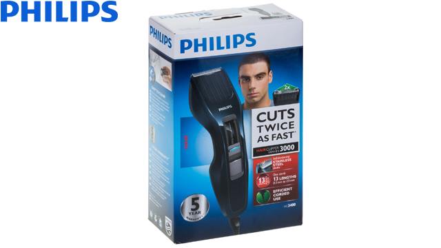 წვერსაპარსი Philips  HC3400/15 Hairclipper series 3000 hair clipper image 3